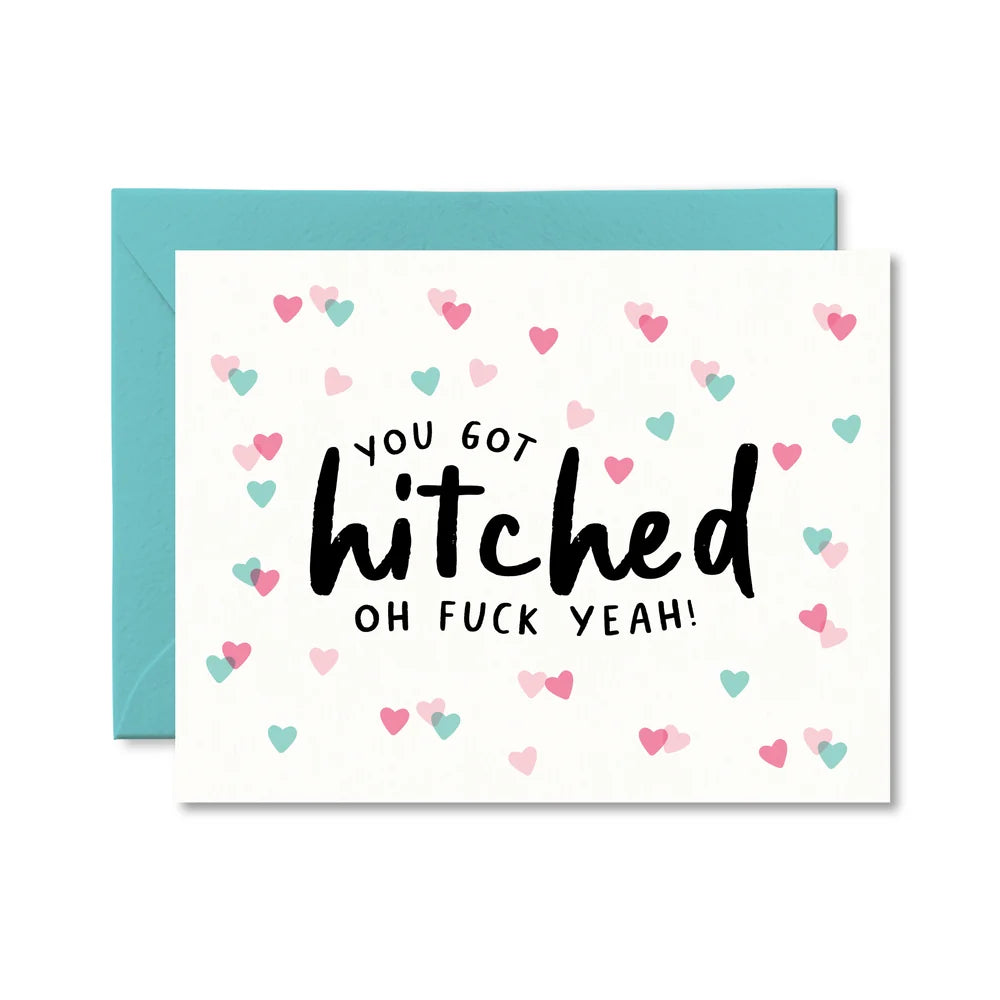 You Got Hitched - Wedding Card