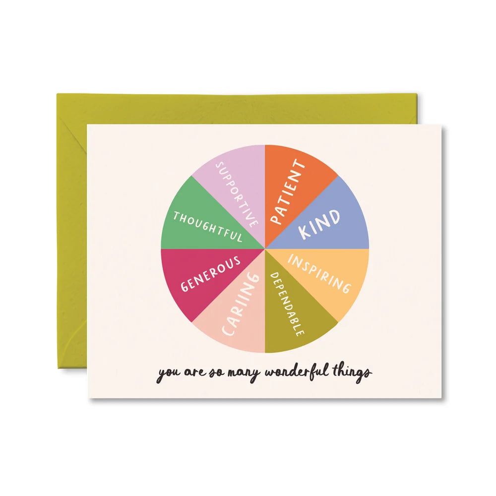 So Many Wonderful Things - Thankyou Card