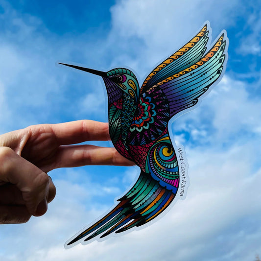 Humming Bird Car Decal