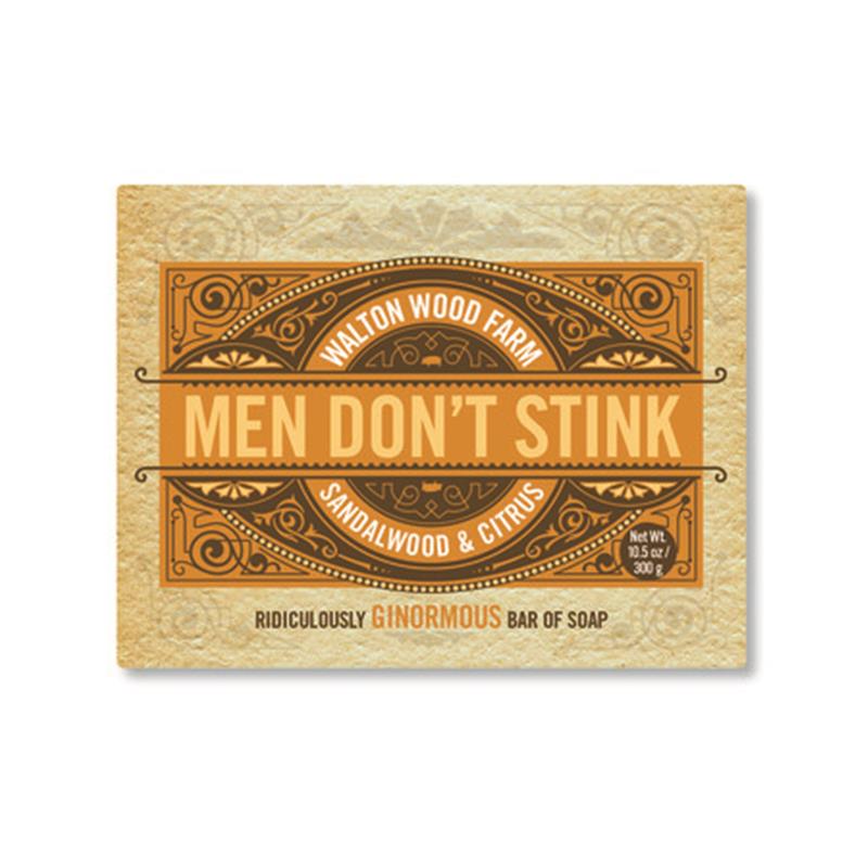 Men Don't Stink Warm Ginormous Bar of Soap