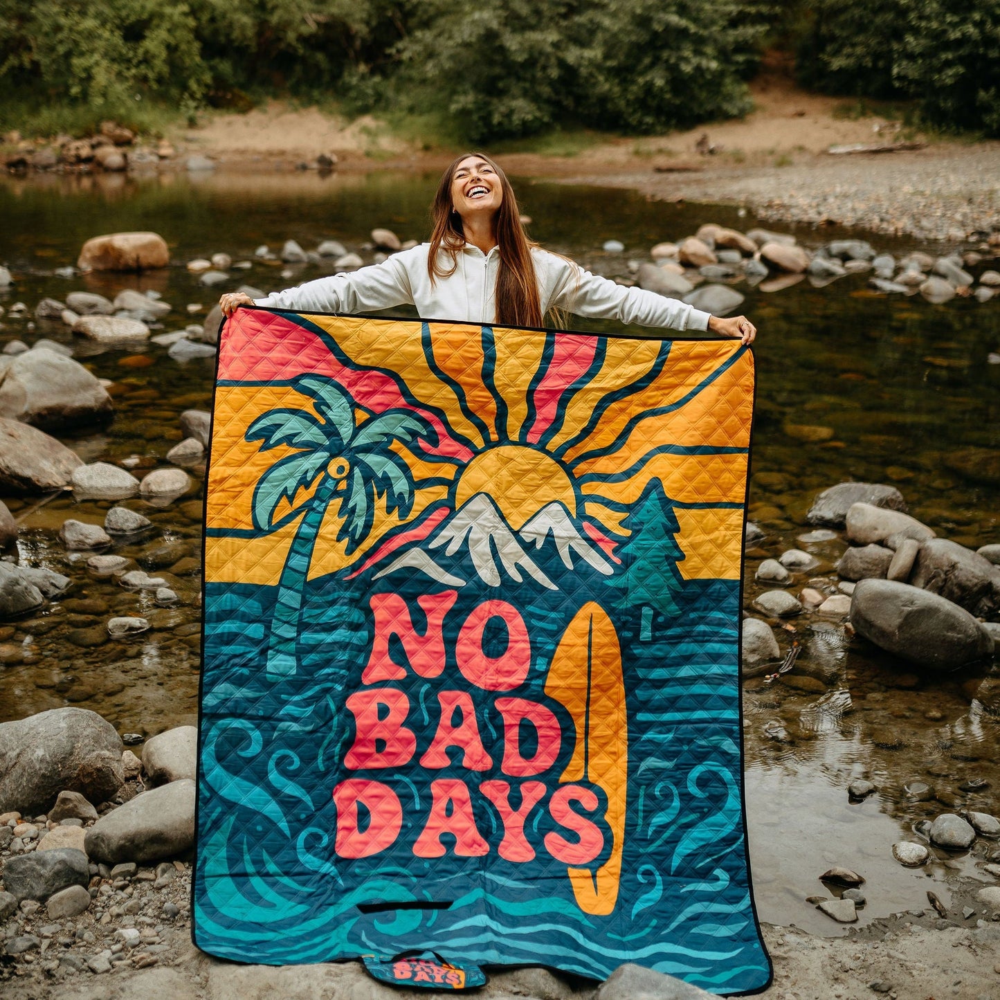Adventure Blanket- No Bad Days