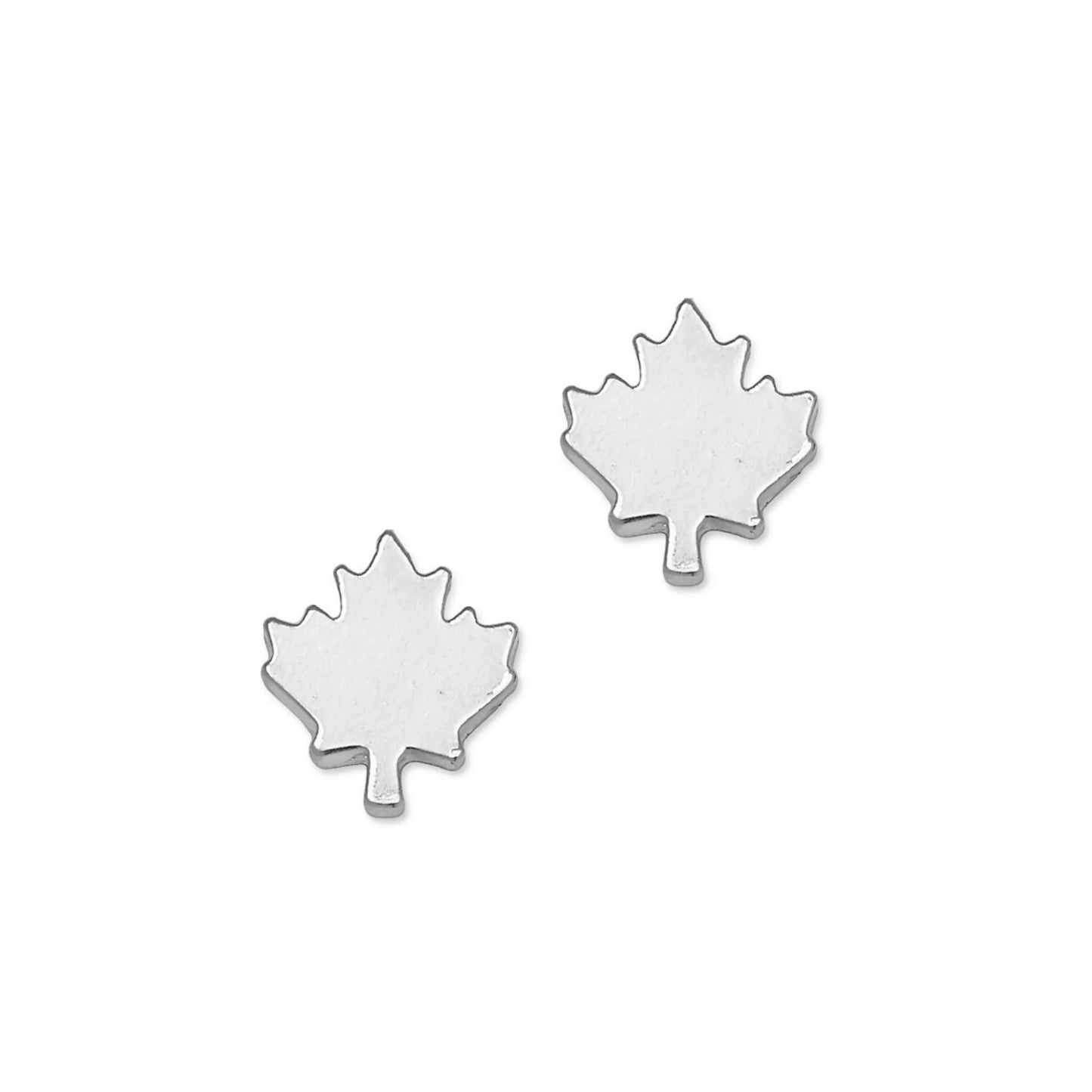 Maple Leaf Stud Earings