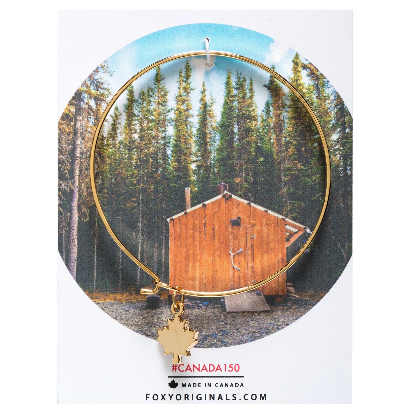 Canadian Pride Bangle GOLD or SILVER