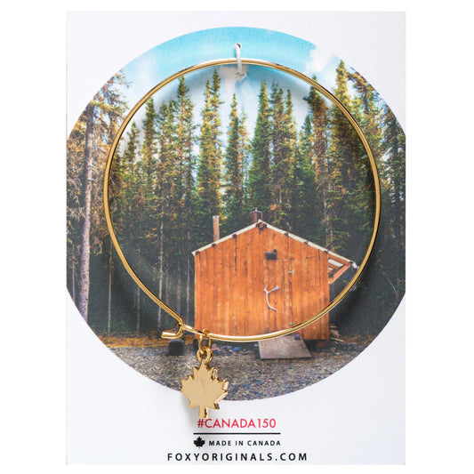 Canadian Pride Bangle GOLD or SILVER