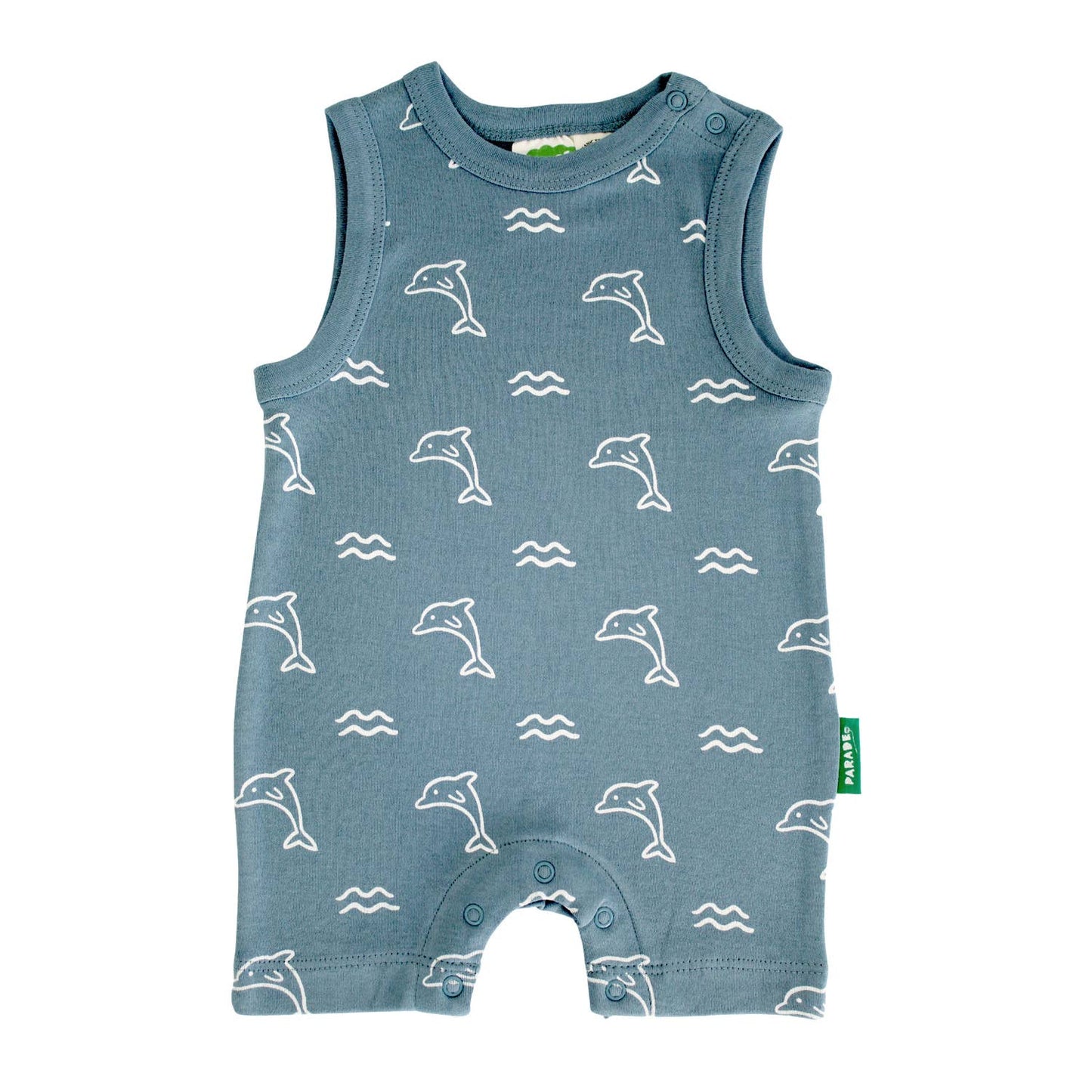 Tank Rompers - Signature Prints: Palm Leaves / 12-18 Months