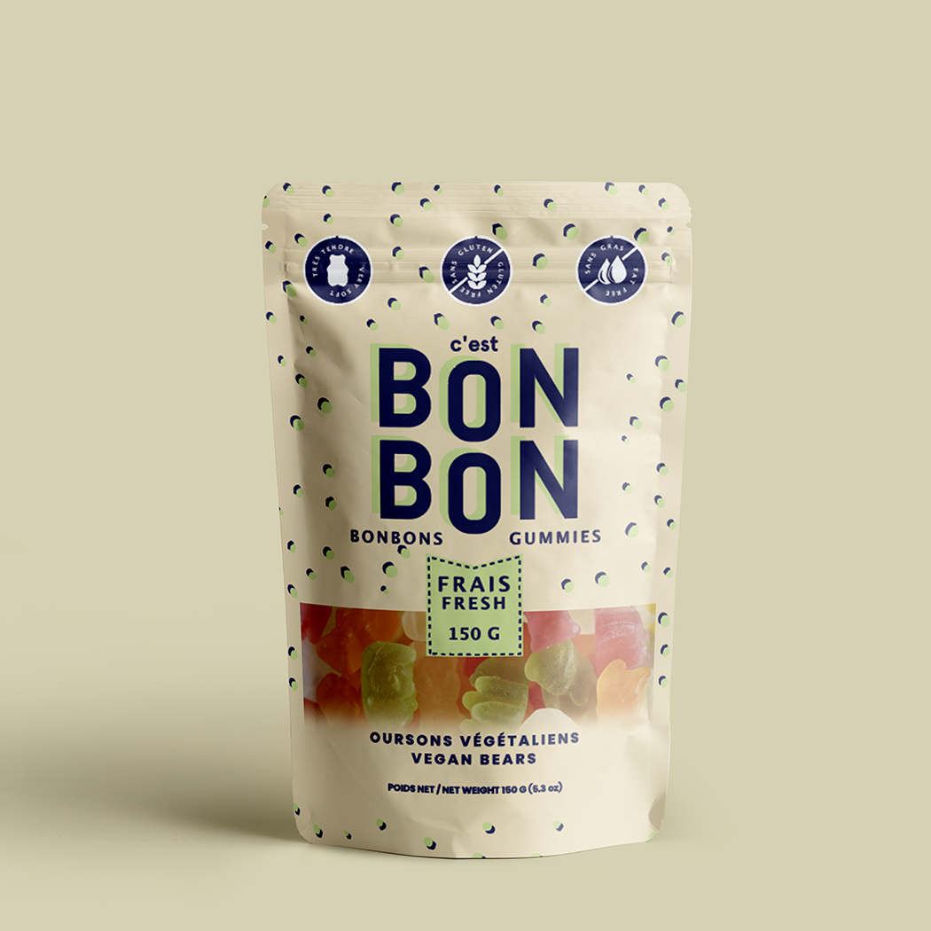 Candy - Vegan Bears - Gummy Candies - Bon Bon