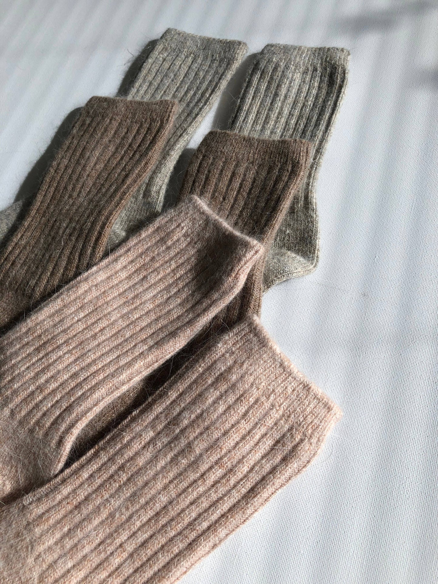 ROYAL ANGORA WOOL SOCKS - mélange