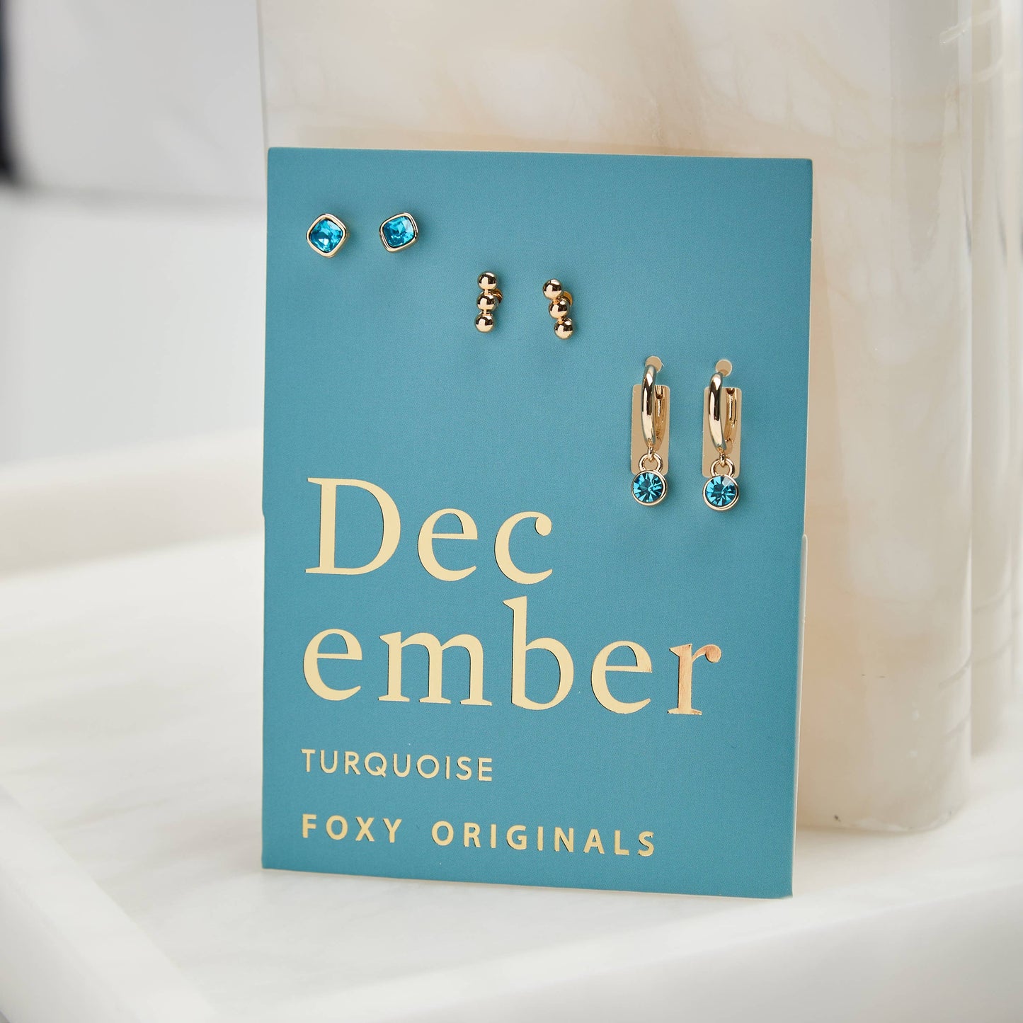 December Birthstone Earrings