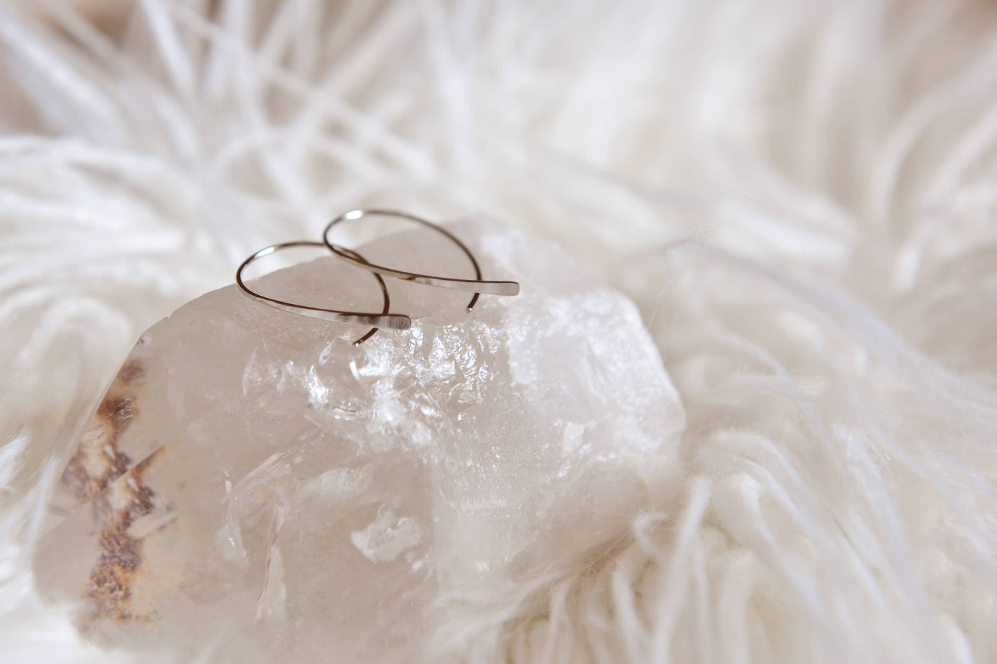 Mel Drop Wire Earrings