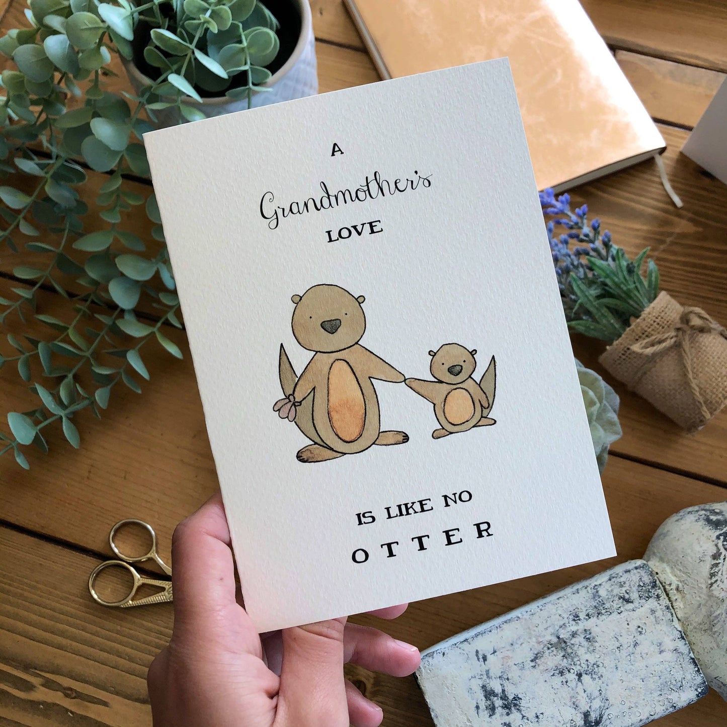 A GrandMother's Love Is Like No Otter Card-kenzie