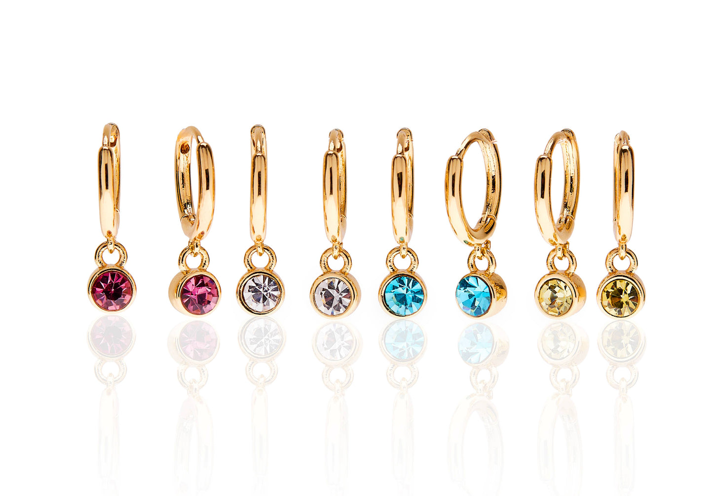 April Birthstone Earrings