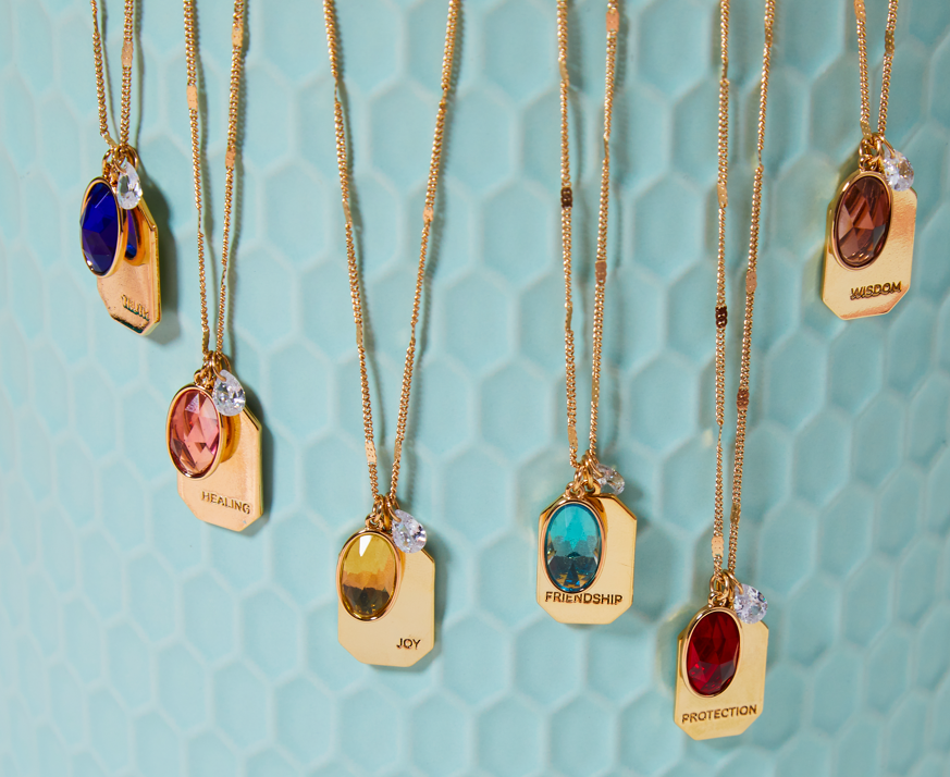 April Birthstone Necklace | Birthday Jewelry