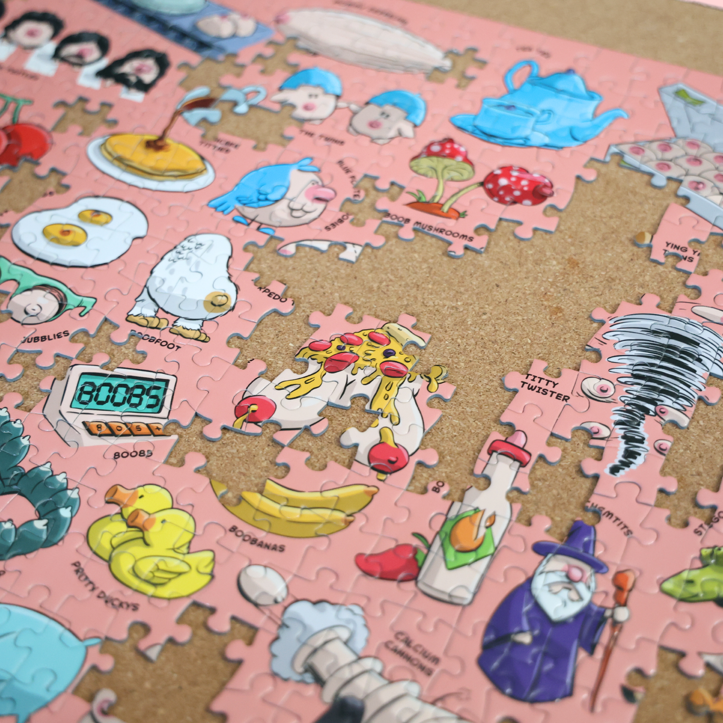 Tit's A Puzzle - Funny Boob Themed 1000 Piece Jigsaw Puzzle