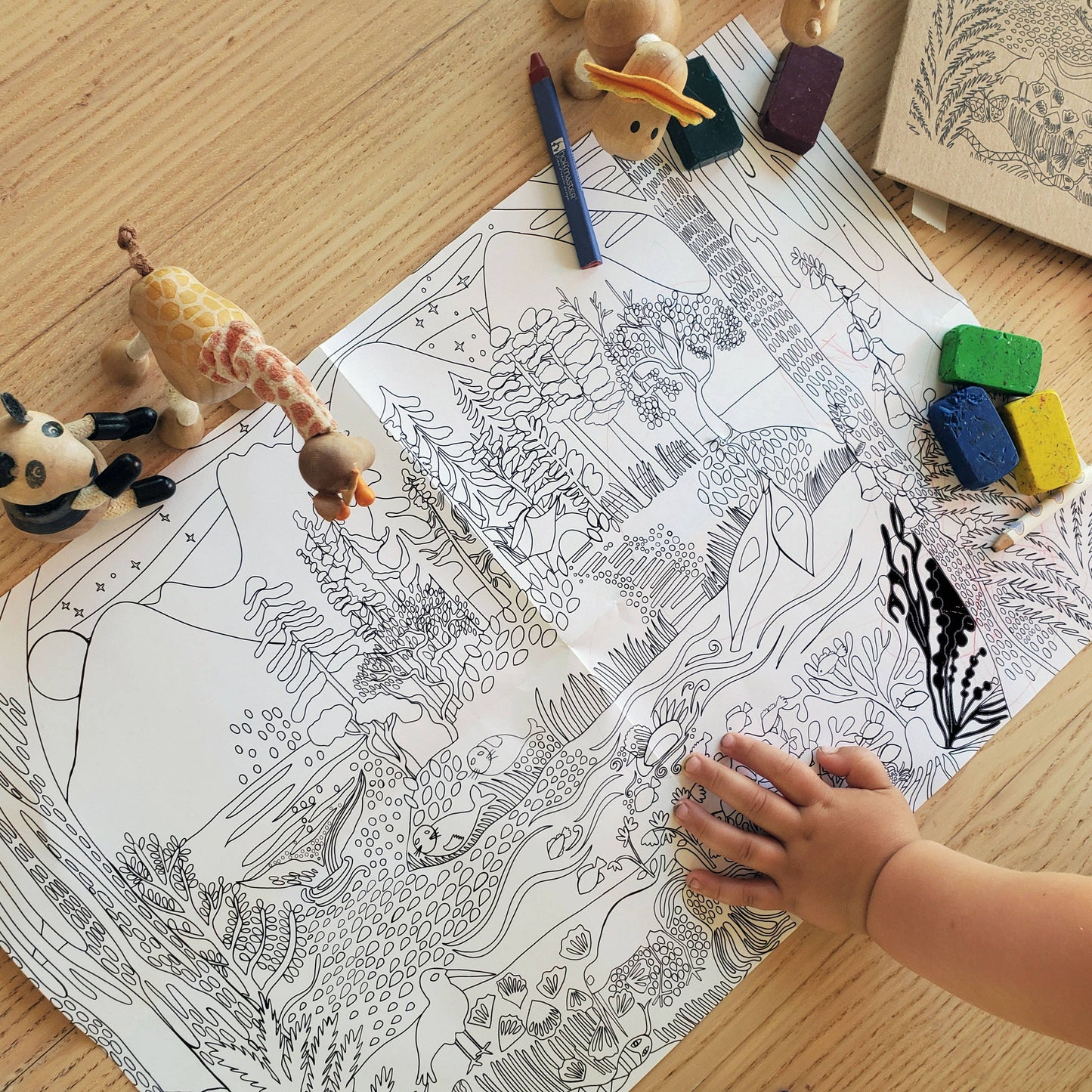 Pacific Northwest Colouring Poster