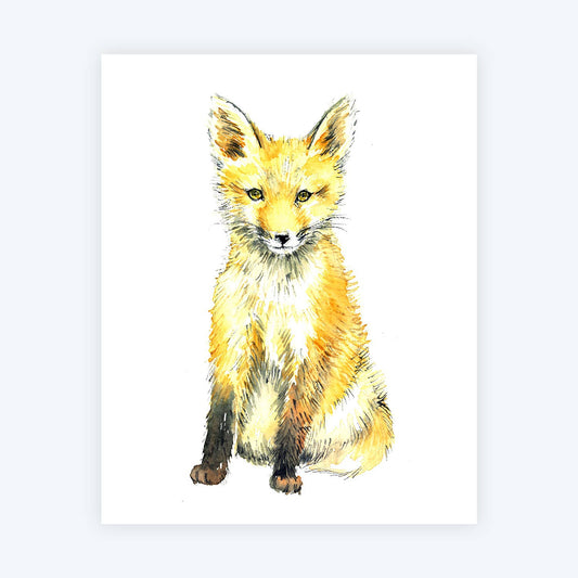 Baby Fox Art Print