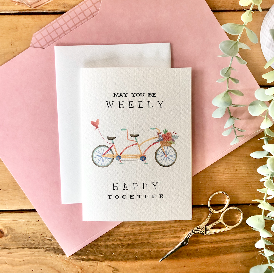 Wheely Happy Together - Greeting Card