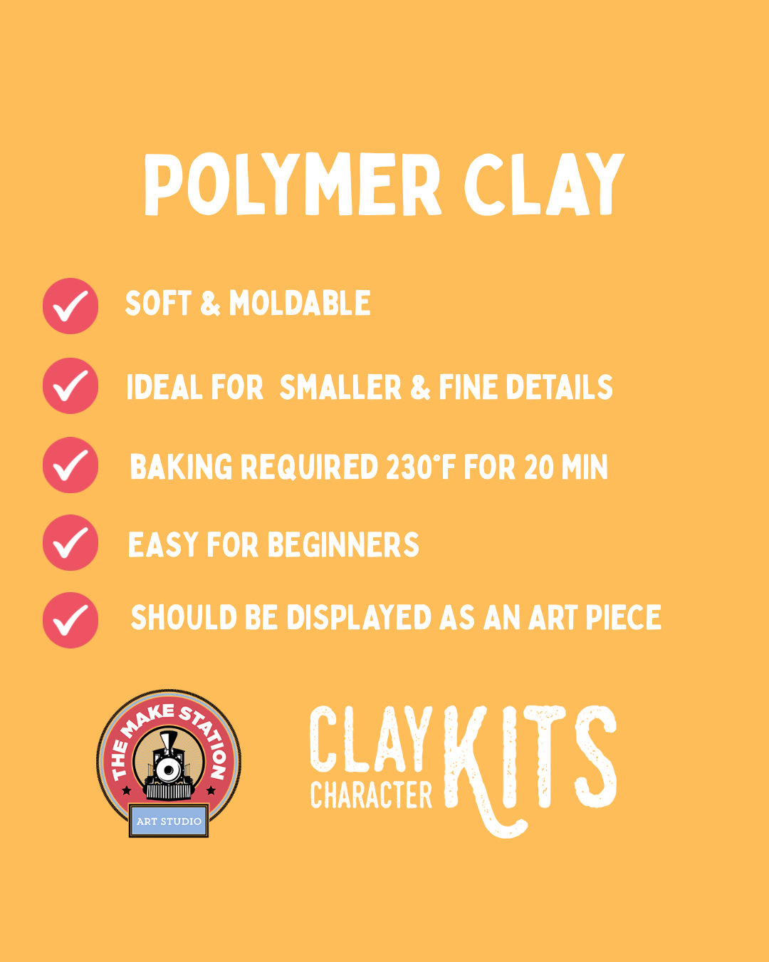 Hot Dog Dog DIY Polymer Clay Kit - Craft for Kids & Adults