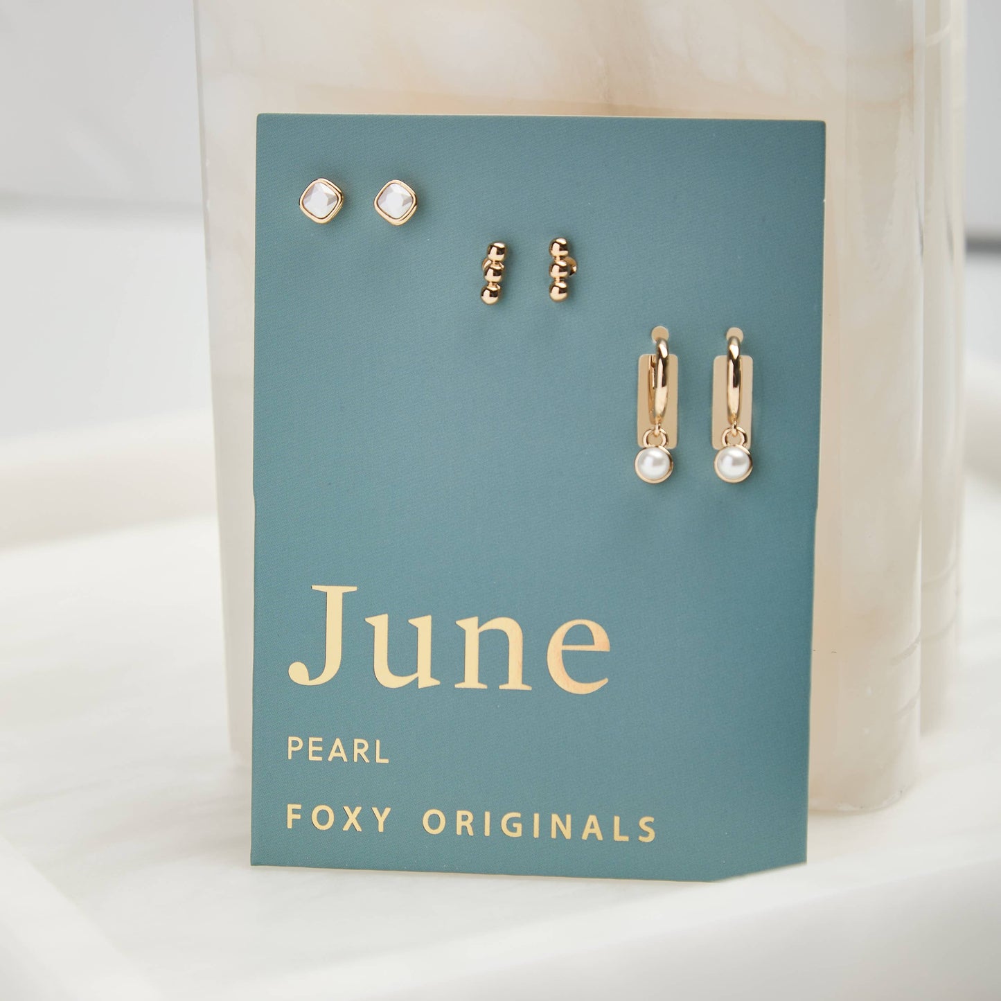 June Birthstone Earrings