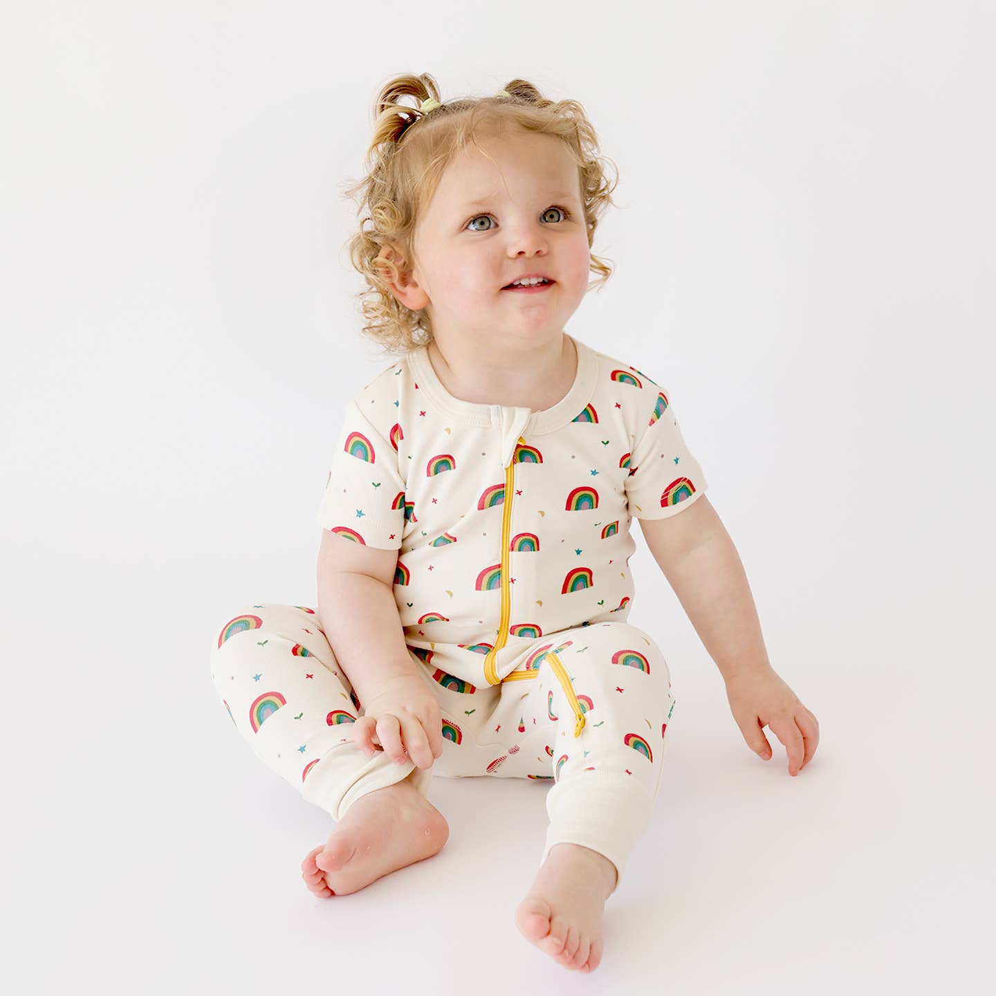 Signature Print '2-Way' Zip Romper - Short Sleeve: Watermelons / 12-18 Months