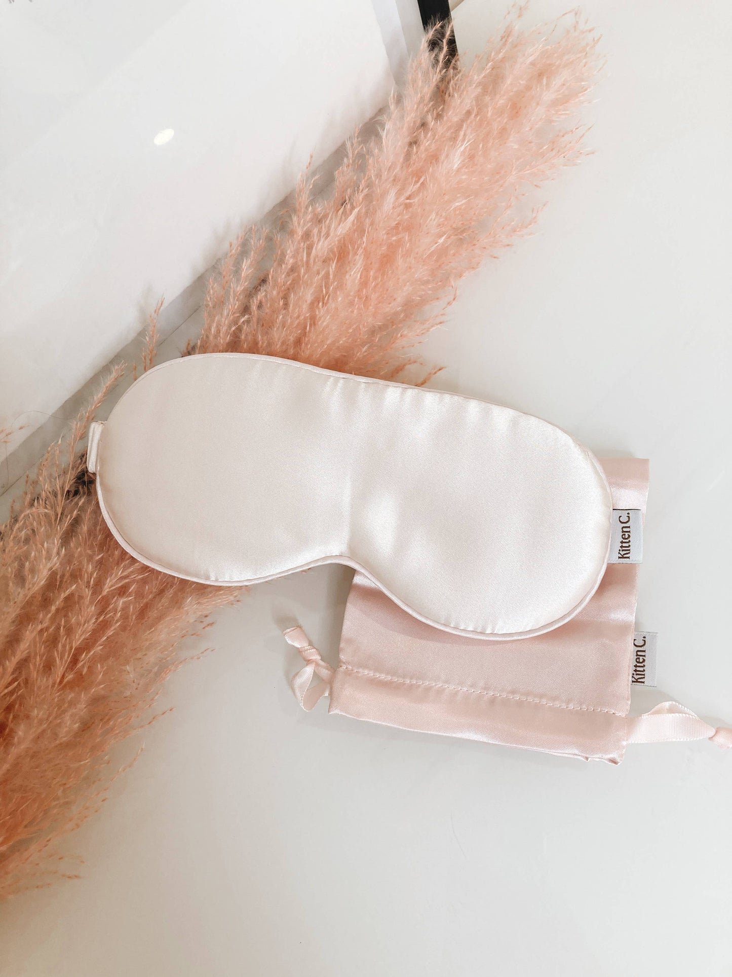 Silk Sleep Mask *Soft Pink 100% Organic
