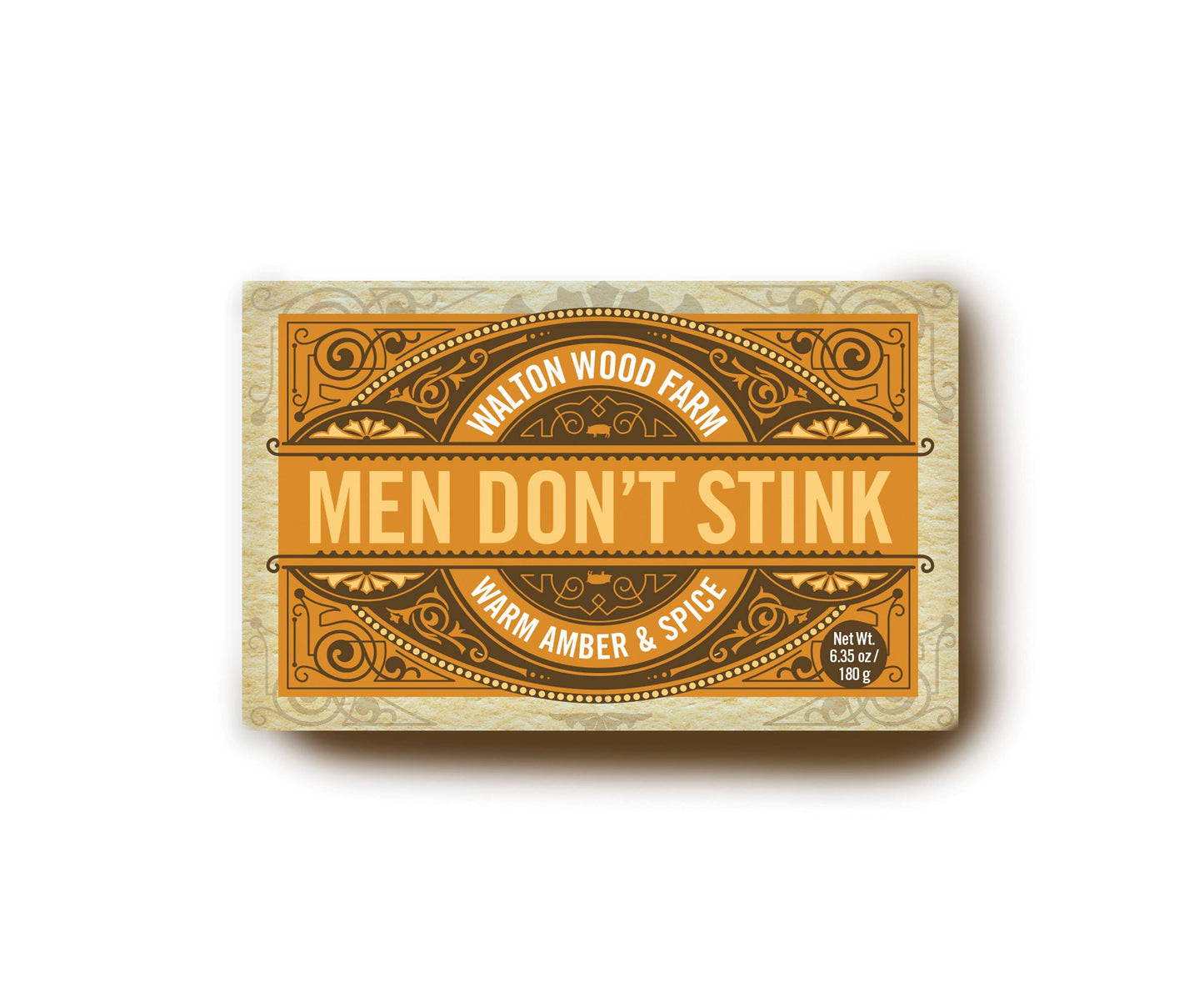 Men Don't Stink Soap- Warm Amber & Spice 6.35oz