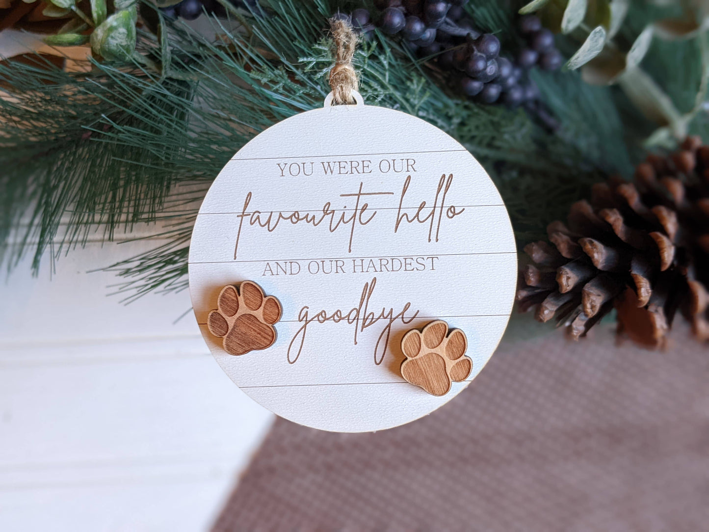 Pet Memorial Ornament