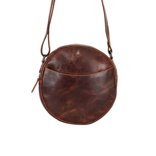 Leather Shoulder Bag - Sandy
