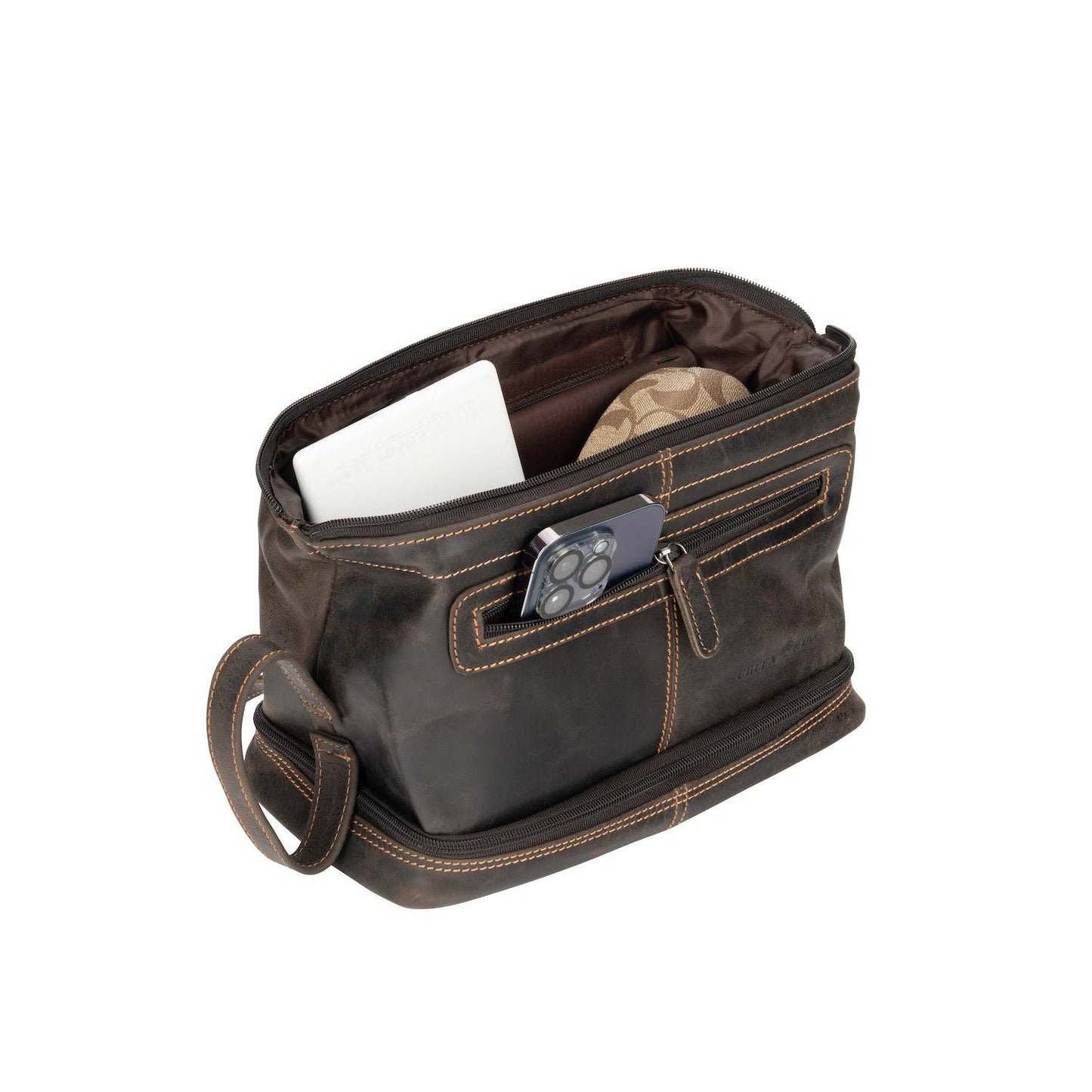 Leather Toiletry Bag Napier