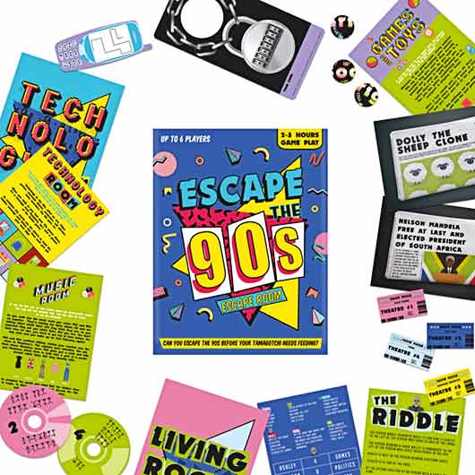 Escape The 90's Board Game