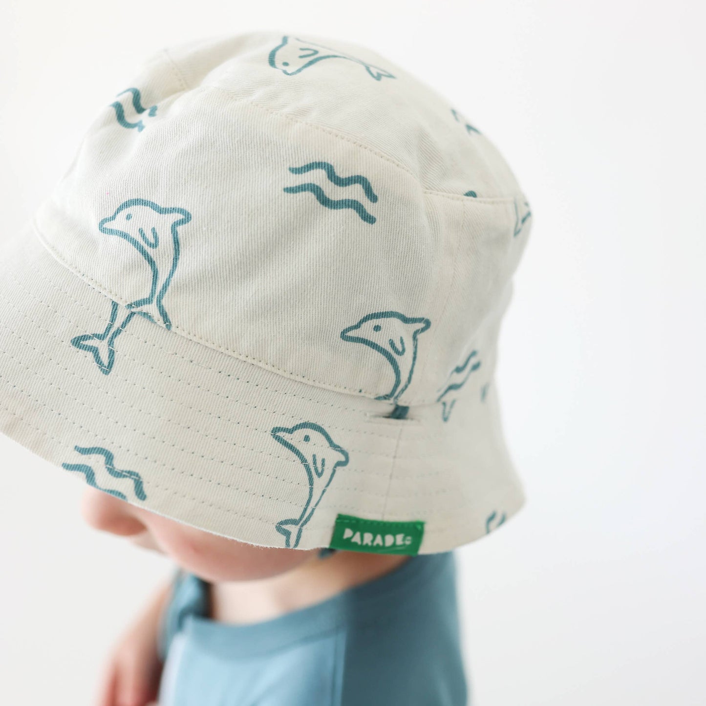 Reversible Organic Cotton Bucket Hats: Small (6-12 Months) / Pineapples and Honey