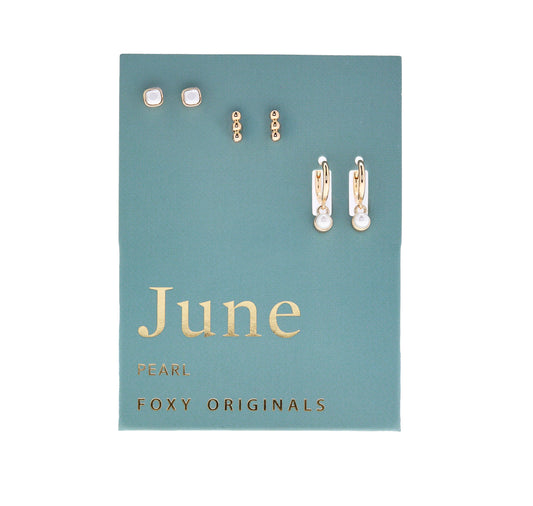 June Birthstone Earrings