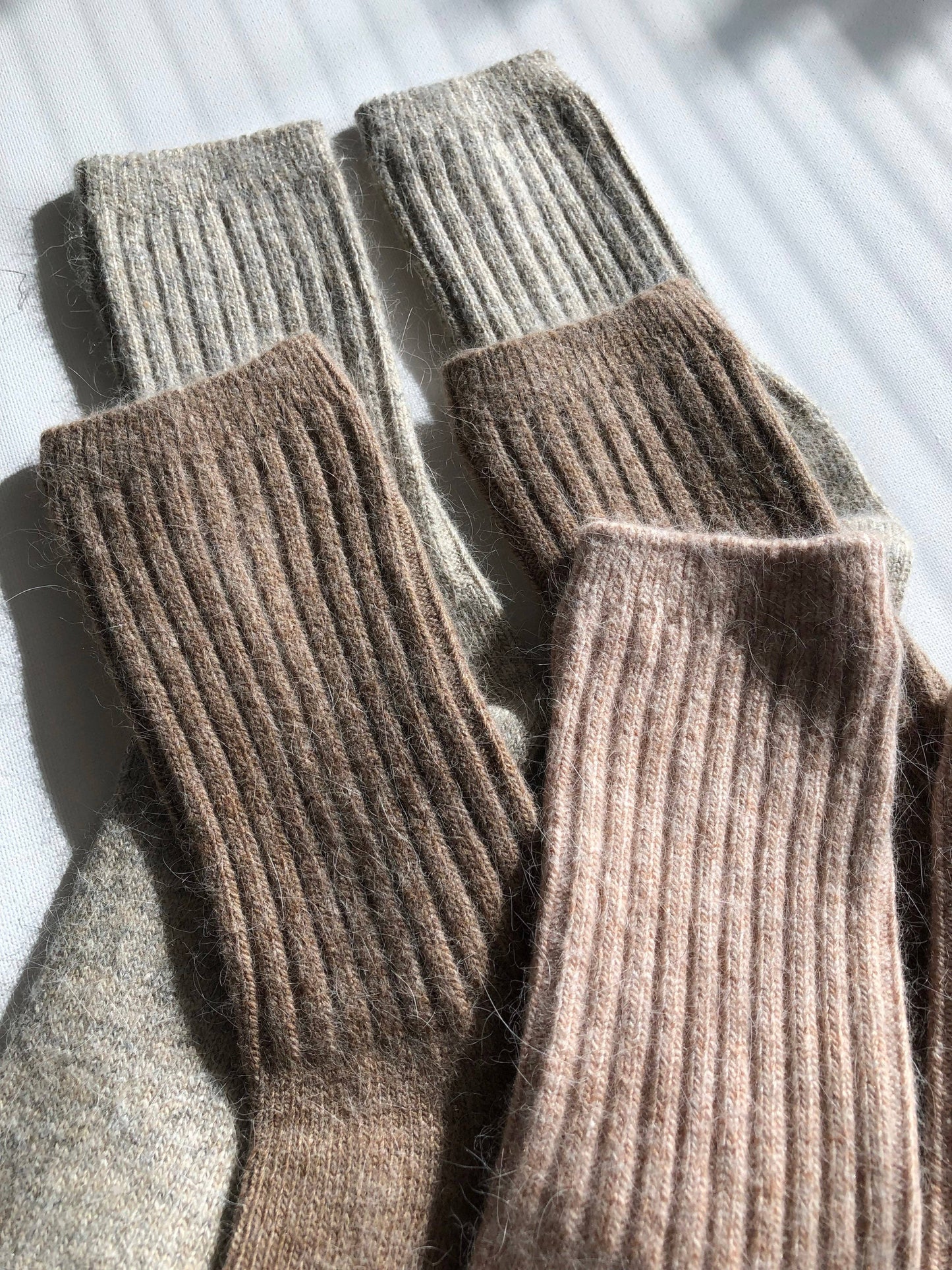 ROYAL ANGORA WOOL SOCKS - mélange