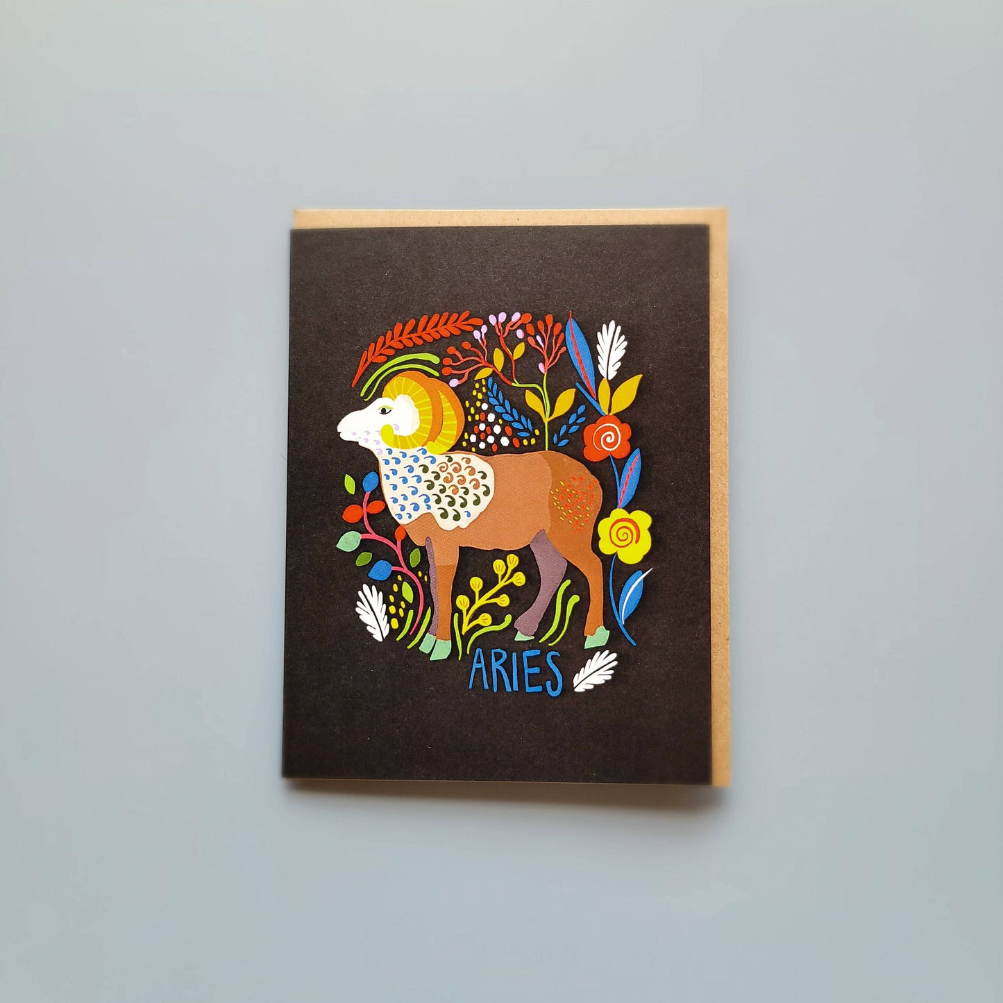 Aries Zodiac Greeting Card