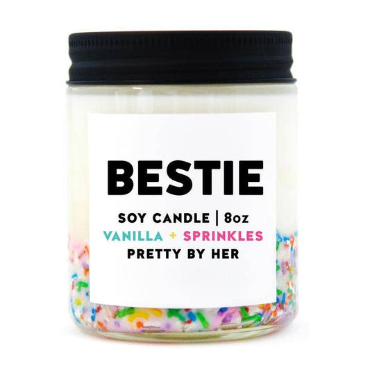 Bestie -Soy Wax Candle-Pretty by Her