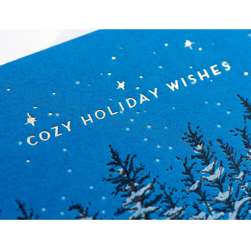 Holiday Cozy A-Frame Card