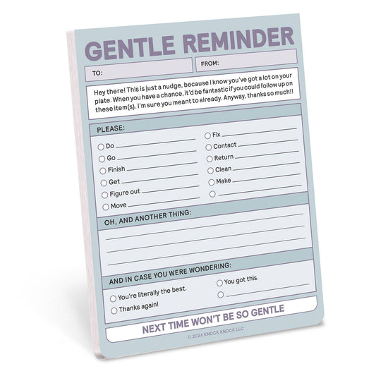 Gentle Reminder Nifty Note (Pastel Version)