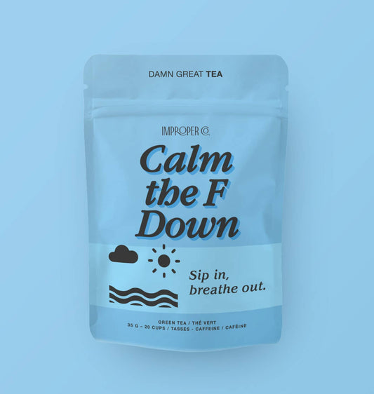 Calm the F Down Green tea