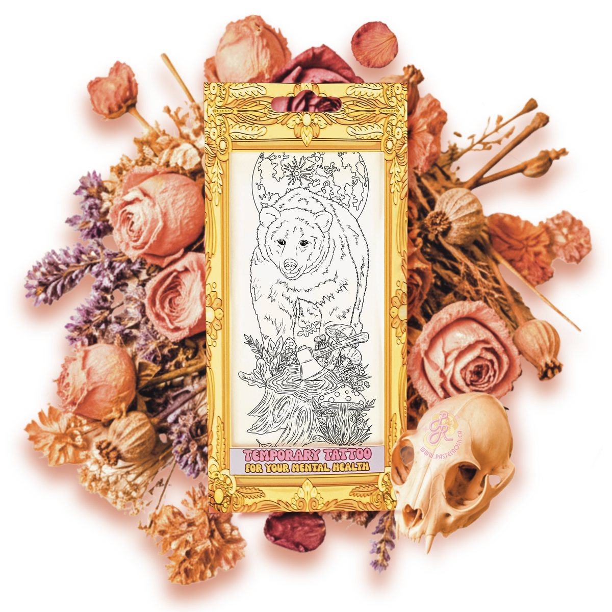 Grizzly Dreams Temporary Tattoo