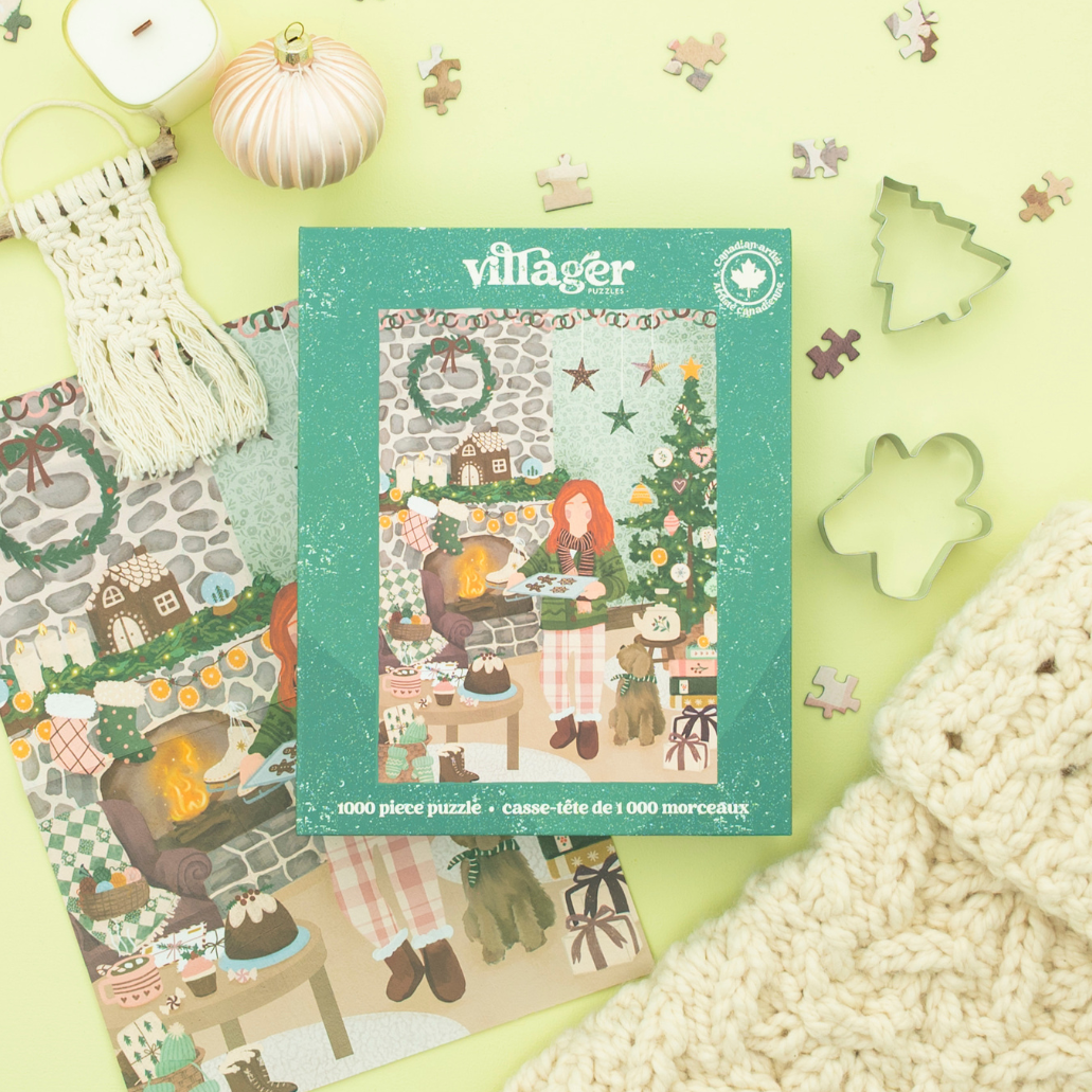 Cottage Christmas | 1000-Piece Puzzle | Designed in Canada