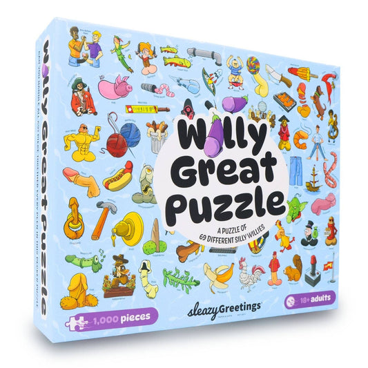 Willy Great Puzzle - Funny Penis 1000 Piece Jigsaw Puzzle