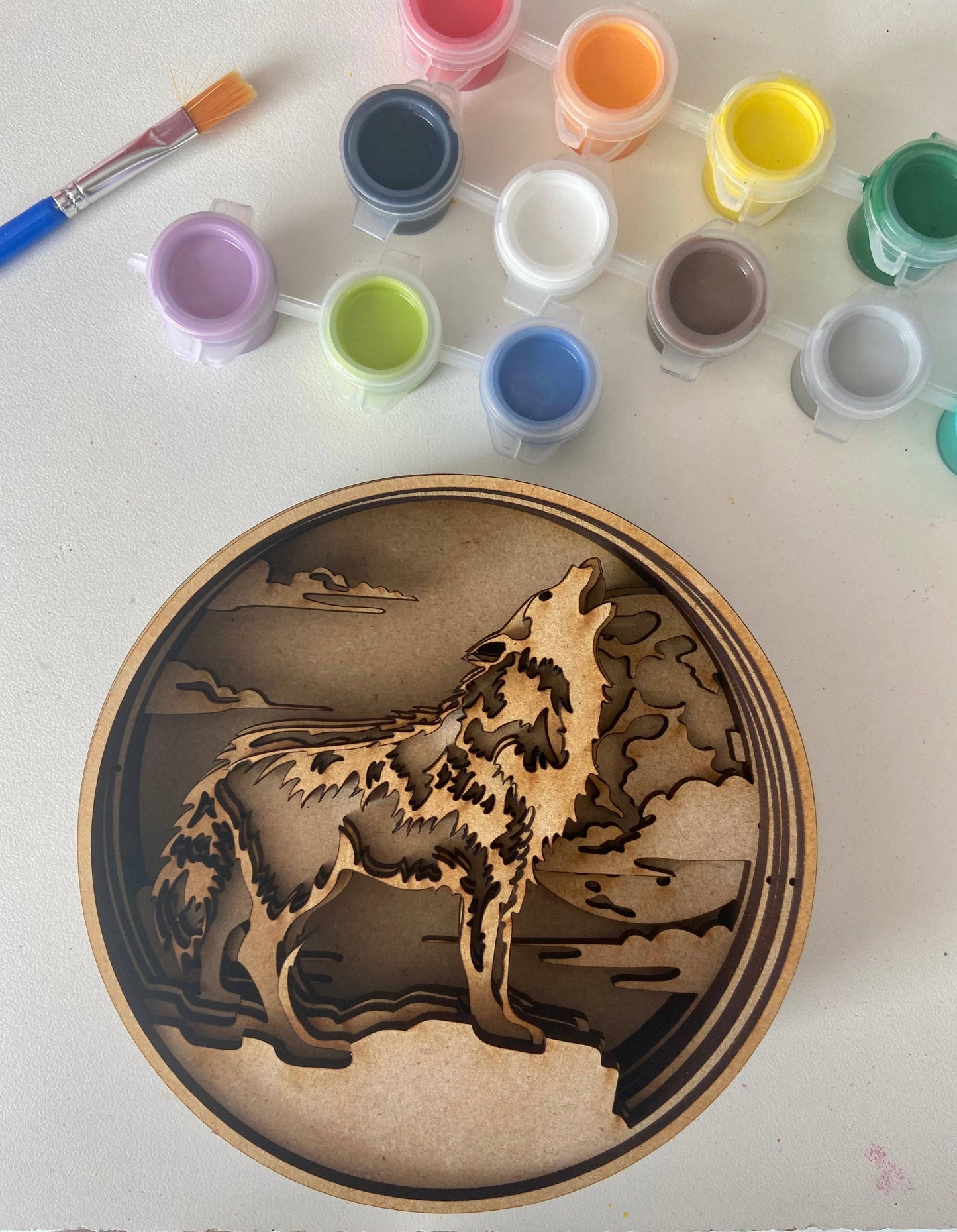 Wolf Shadow Box Kit