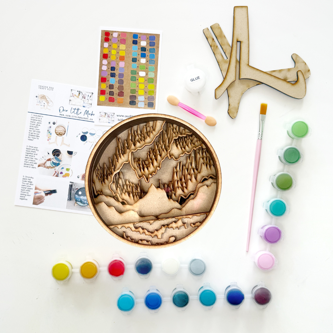 Northern Lights Shadow Box Kit