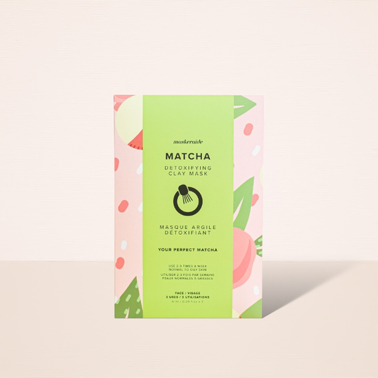 Matcha Clay Mask – Detox & Pore Cleansing (3 Pack)