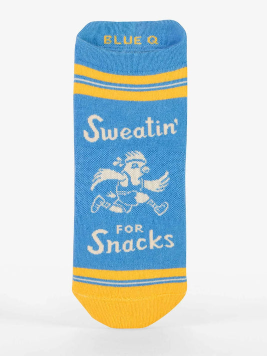 Sweatin' FOr Snacks Sneaker Socks