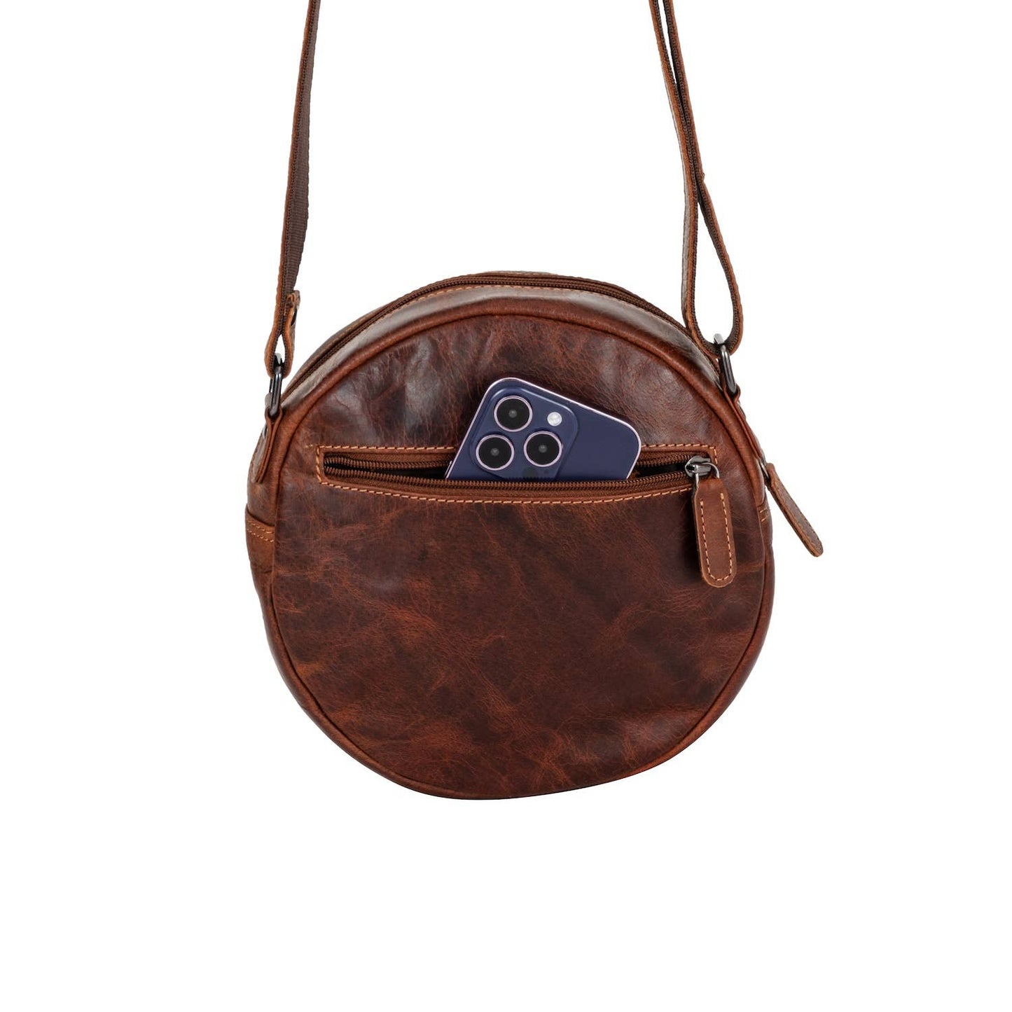 Leather Shoulder Bag - Sandy