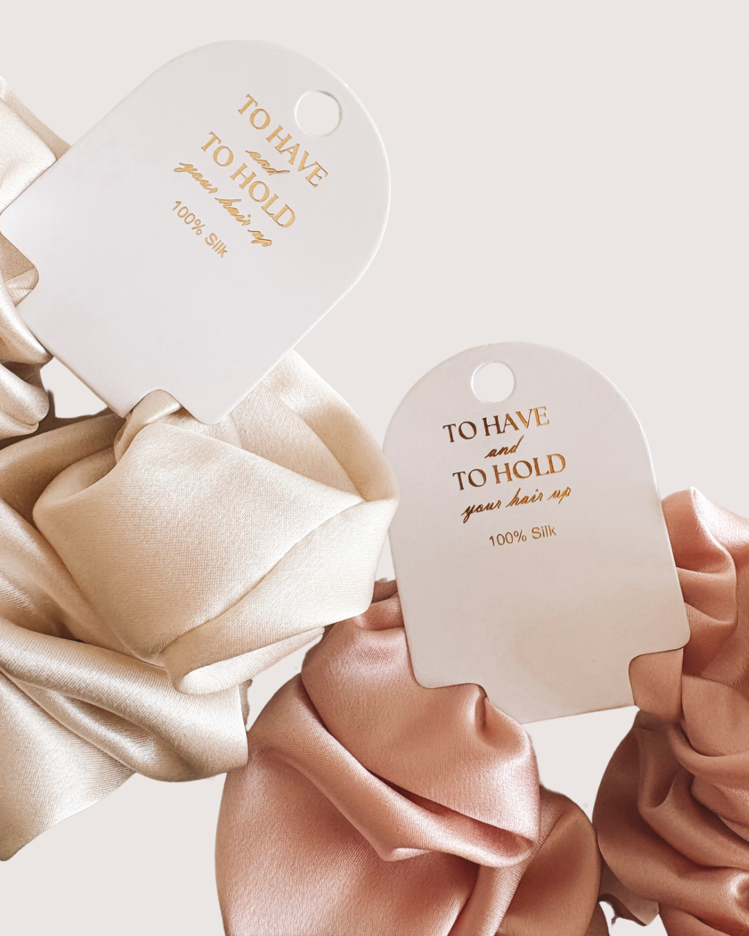 Bridal Gifts: 100% Mulberry Silk Scrunchies