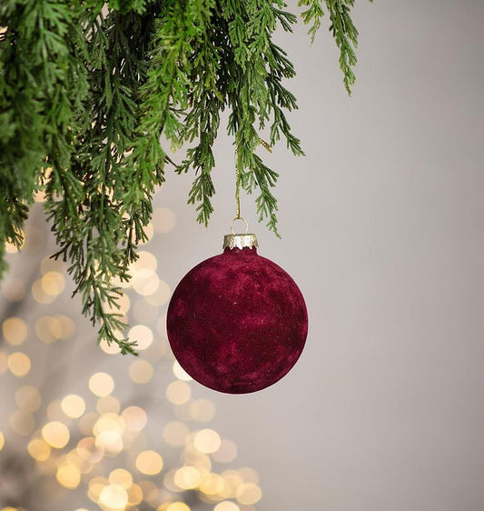 Velvet Ball Ornaments