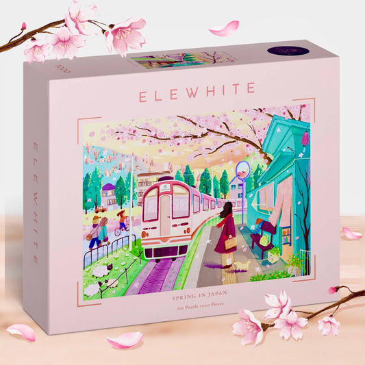 Spring in Japan Art Puzzle 1000 Pieces