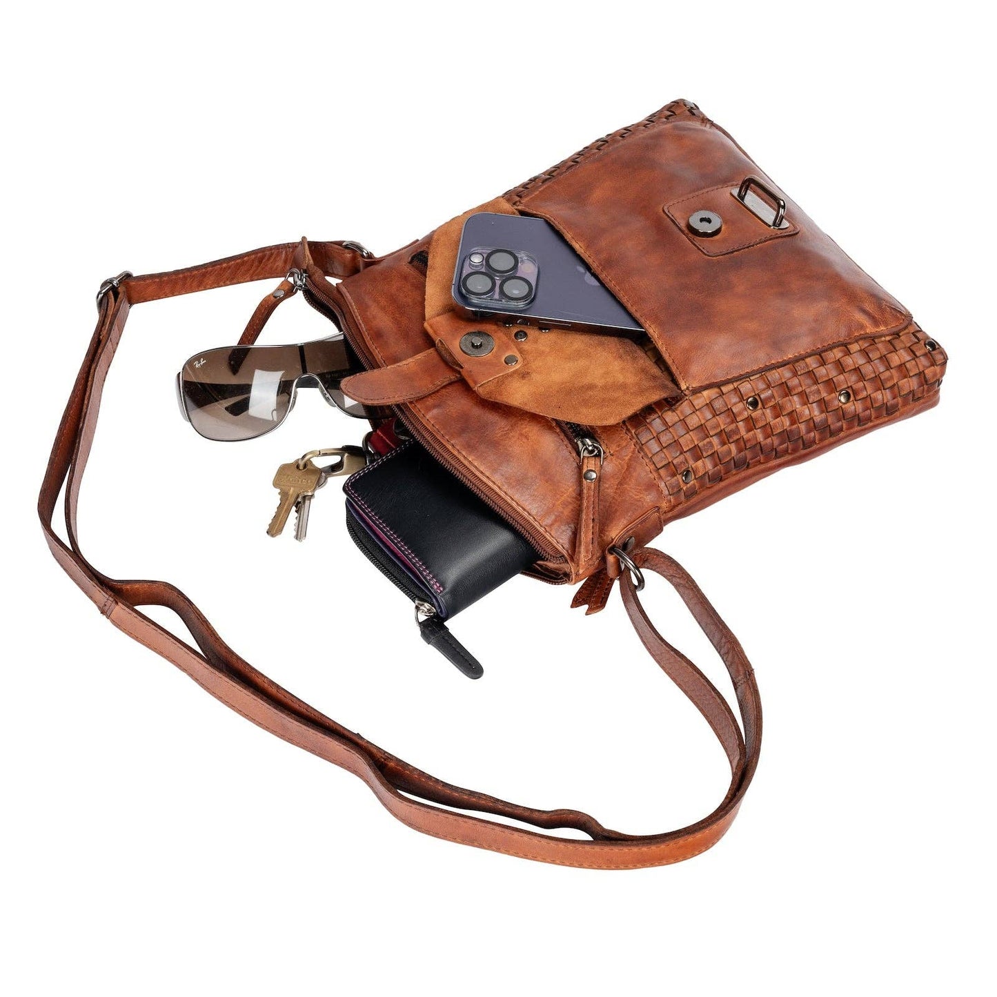 Leather Elsa Shoulder Bag -WS005