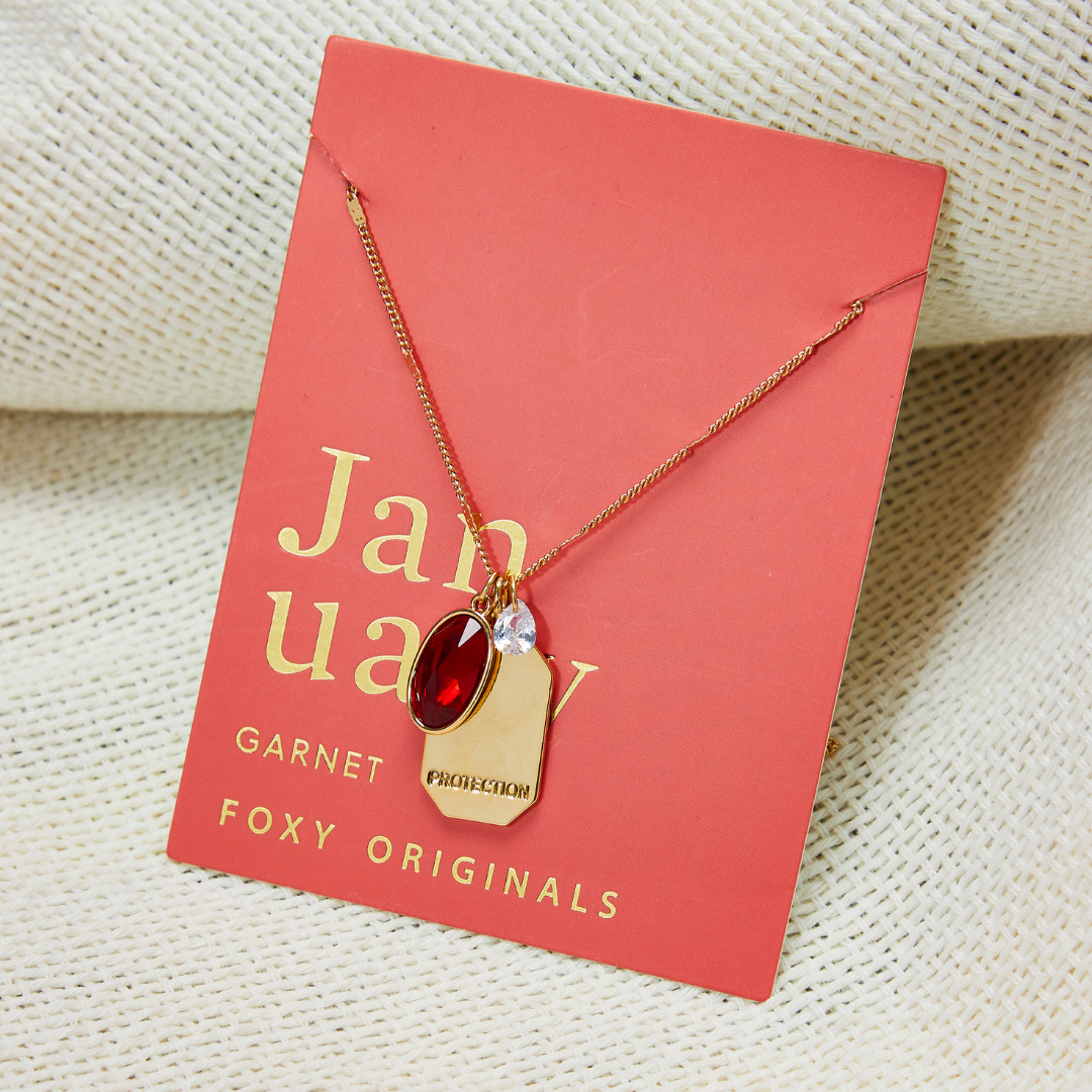 January Birthstone Necklace | Birthday Jewellery